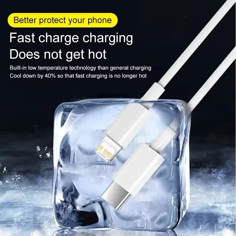 5-1pcs 30W Fast Charging Cable For Apple iPhone 13 12 11 14 Pro Max Mini USB