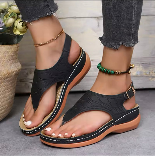 Autumn Wedges Shoes for Women High Heels Sandals Summer Shoes 2023 Flip Flop Chaussures Femme Platform Sandals Plus Size 35-43