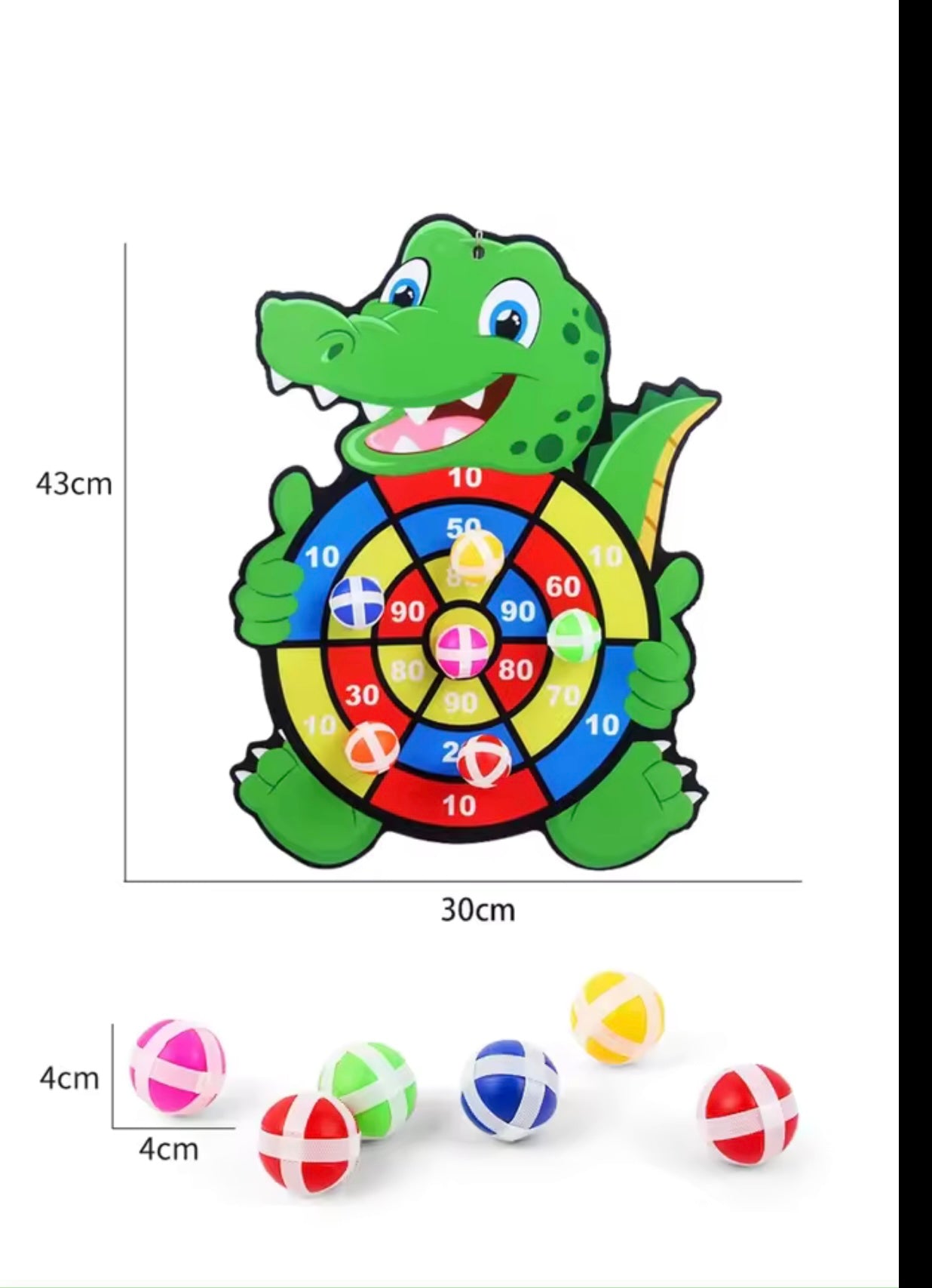 Educational Games Dart Board Baby Toy Stickey Ball Dart Indoor Sports Child Montessori Games for Children 3 to 7 Years