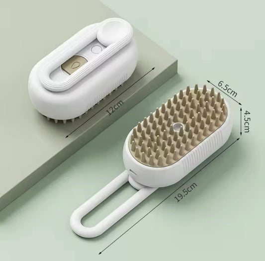3-in-1 Dog Hair Brush Cat Hair Brush Electric Pet Cleaning Brush Steam Spray Brush Massage Hair Removal Comb Anti Flying Brush