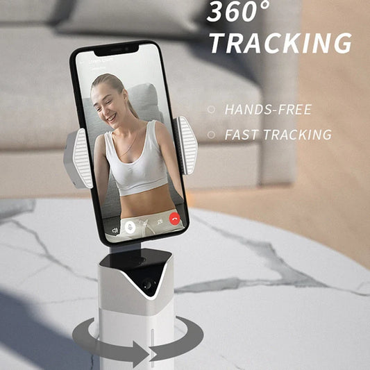 AI 360° Rotation Auto Tracking Smartphone Holder
