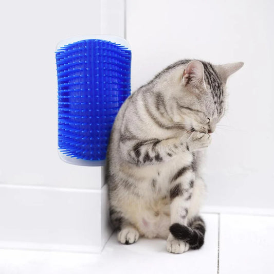 Cat Self Groomer Massage | Wall Corner Hair Brush