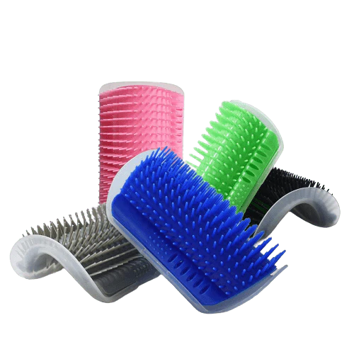 Cat Self Groomer Massage | Wall Corner Hair Brush