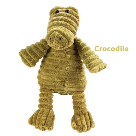 Zoo Plush Chew Squeaky Toys